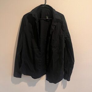 Men's Black Button down